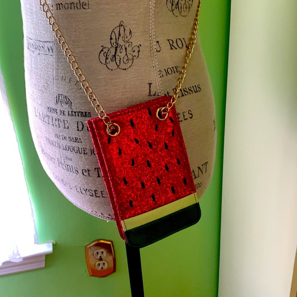Charming Charlie cross body cell phone and credit card holder